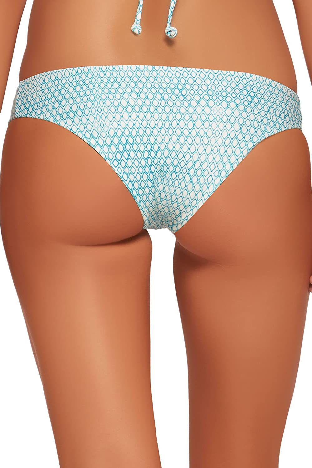 LSpace Women's Scandalous Skin Reversible Hipster Bikini Bottom Denim S - Indi Surf