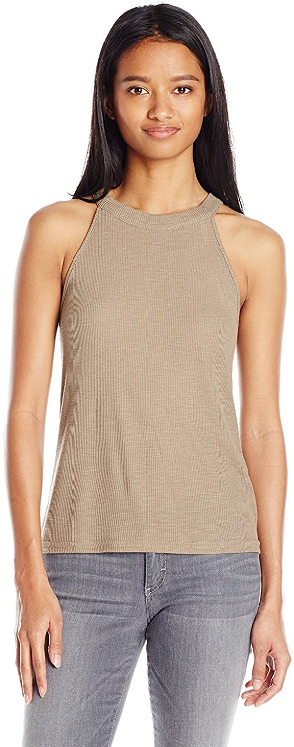 O'NEILL Junior's Anouk Halter Tank, (OLV) Olive, Size Medium - Indi Surf