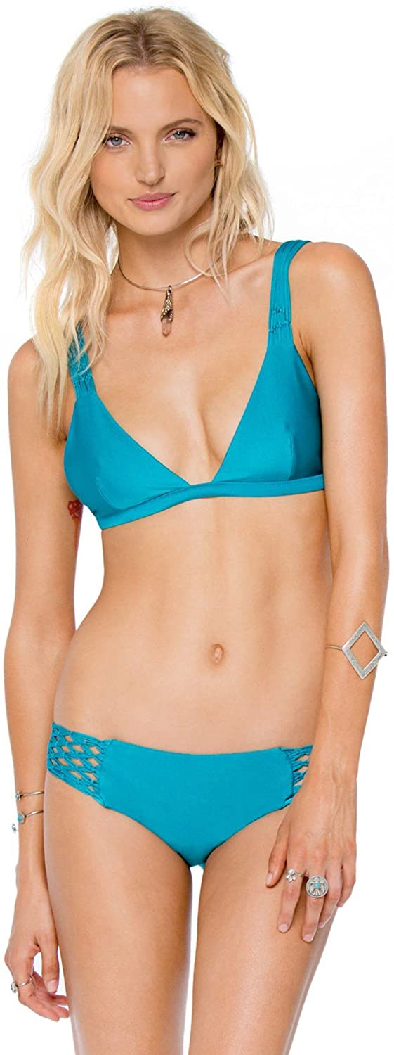 Haut de bikini triangle uni Rosita pour femme d'Amuse Society
