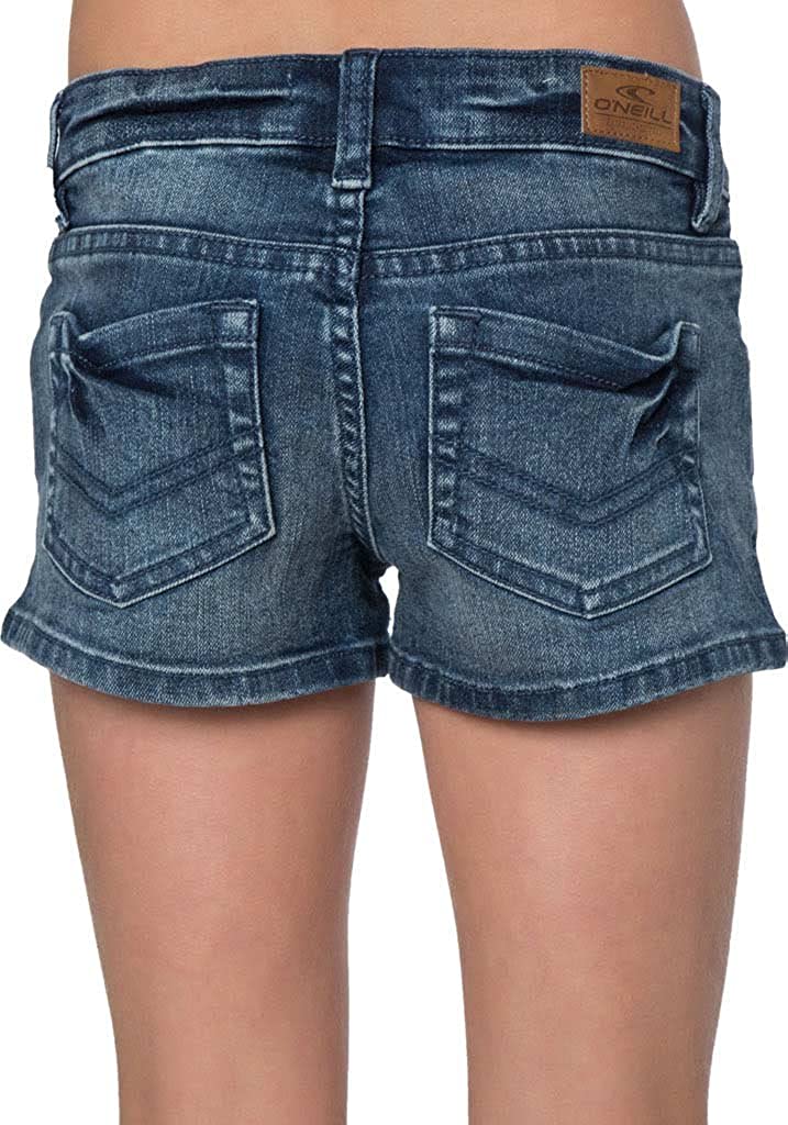 O'NEILL Girls' Monique Denim Short, (BLO) - Indi Surf