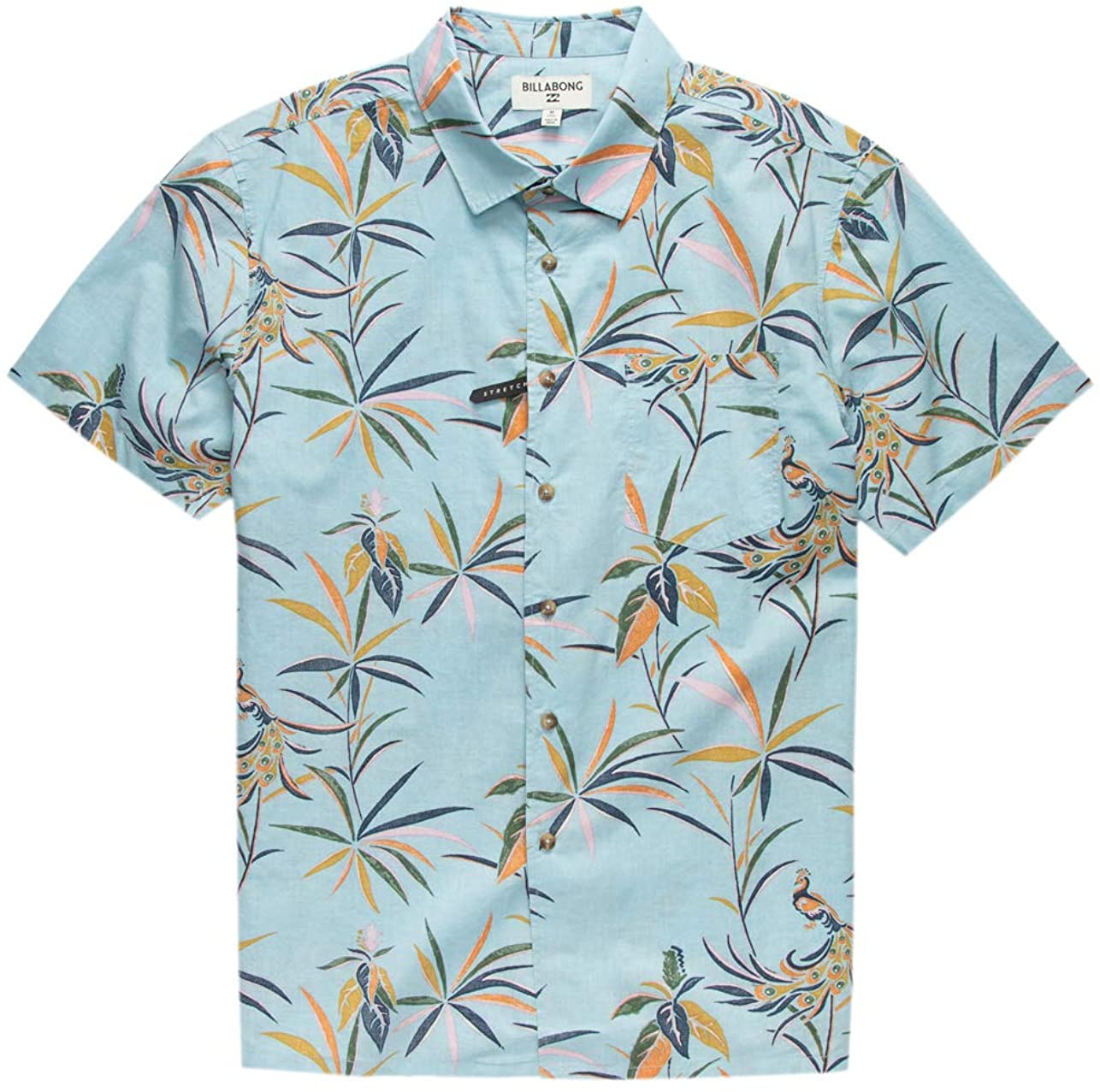 Billabong Men's Sundays Floral Short Sleeve Shirt