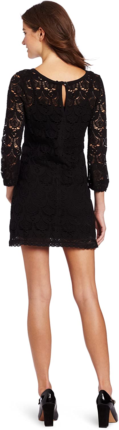 Roxy Junior's Crochet Dreams Long Sleeve Mini Dress
