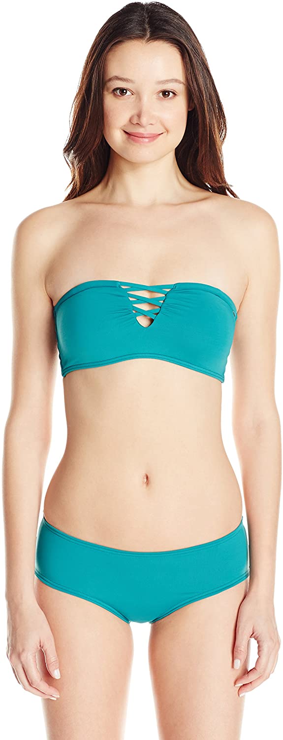 O'Neill Women's Salt Water Solids Boy Short Bikini Bottom