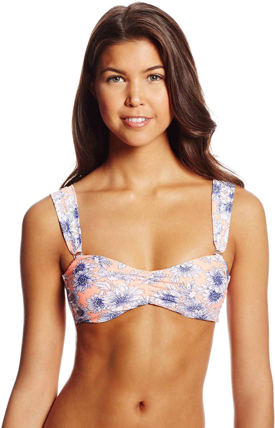 O'Neill Juniors Sunflower Bandeau Bikini Top