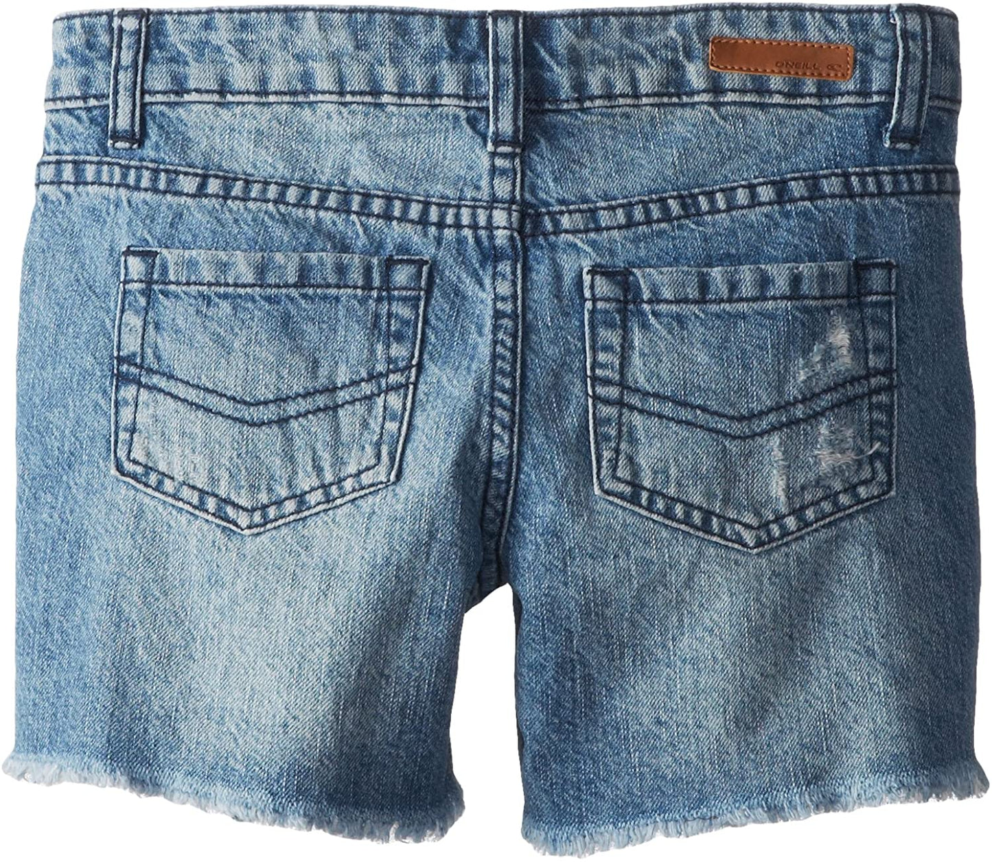 O'Neill Girls' Monkey Bars Cutoff Denim Shorts - Indi Surf