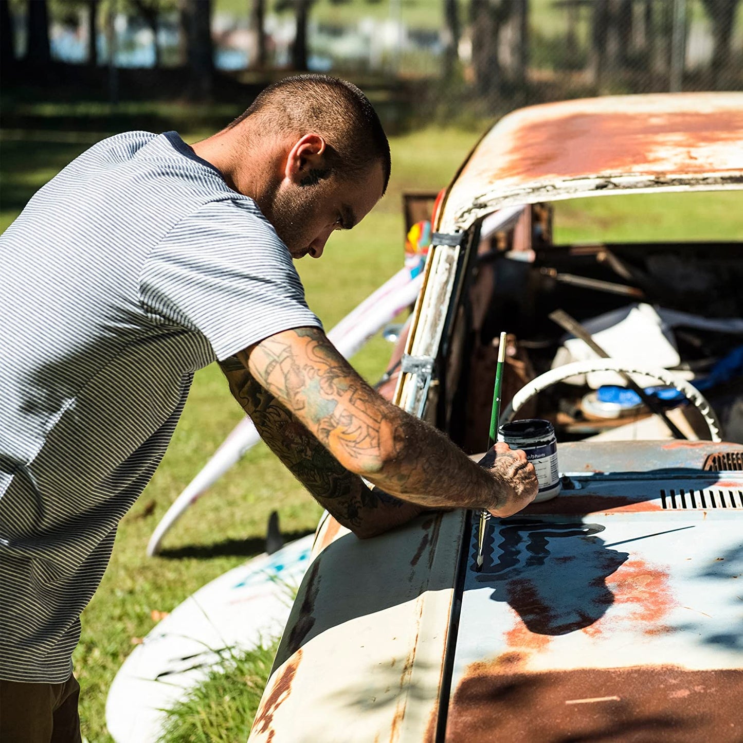 Patron de tricot ras du cou à manches courtes Atlas pour hommes de Billabong