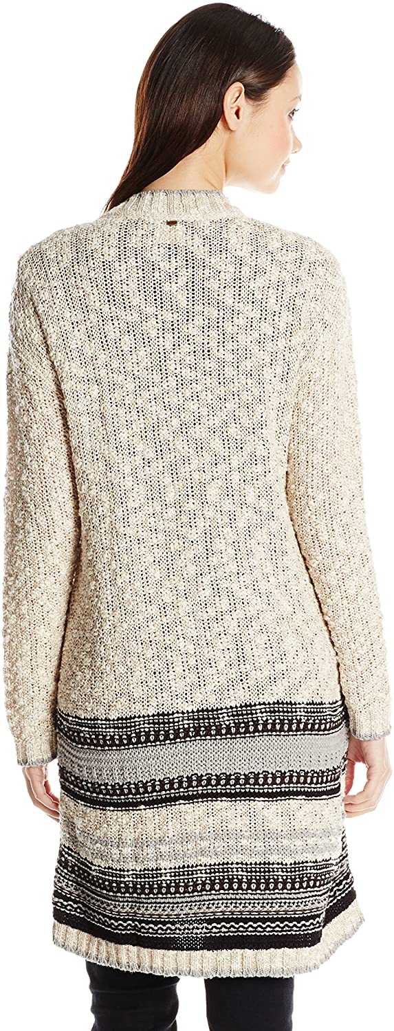 O'Neill Junior's Vander Long Boyfriend Cardigan Chunky Sweater - Indi Surf