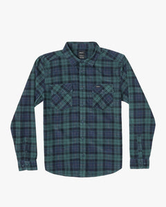 RVCA Boy's Blues Walk Cord Flannel Shirt