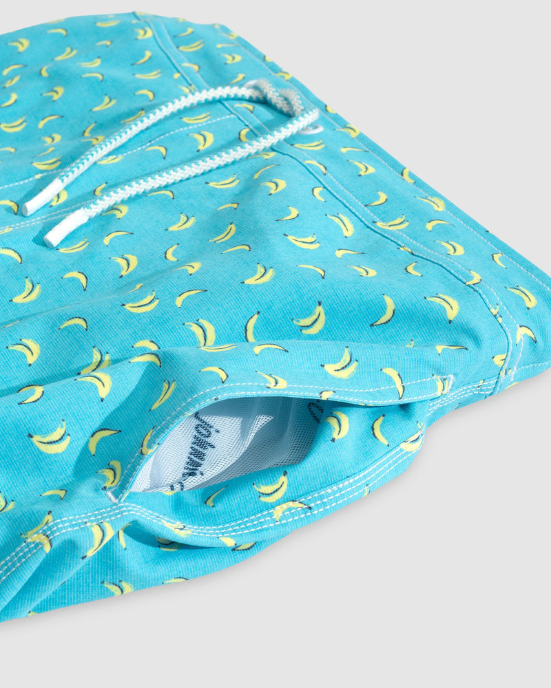Johnnie-O Herren Go Bananas Elastische 7" Surfshorts