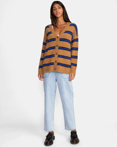 RVCA Women's Here We Are Cardigan Sweater