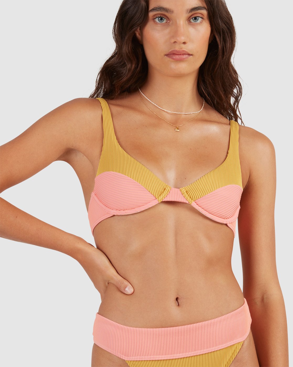 Billabong Damen Hi Life Panelled Bra Bikinioberteil