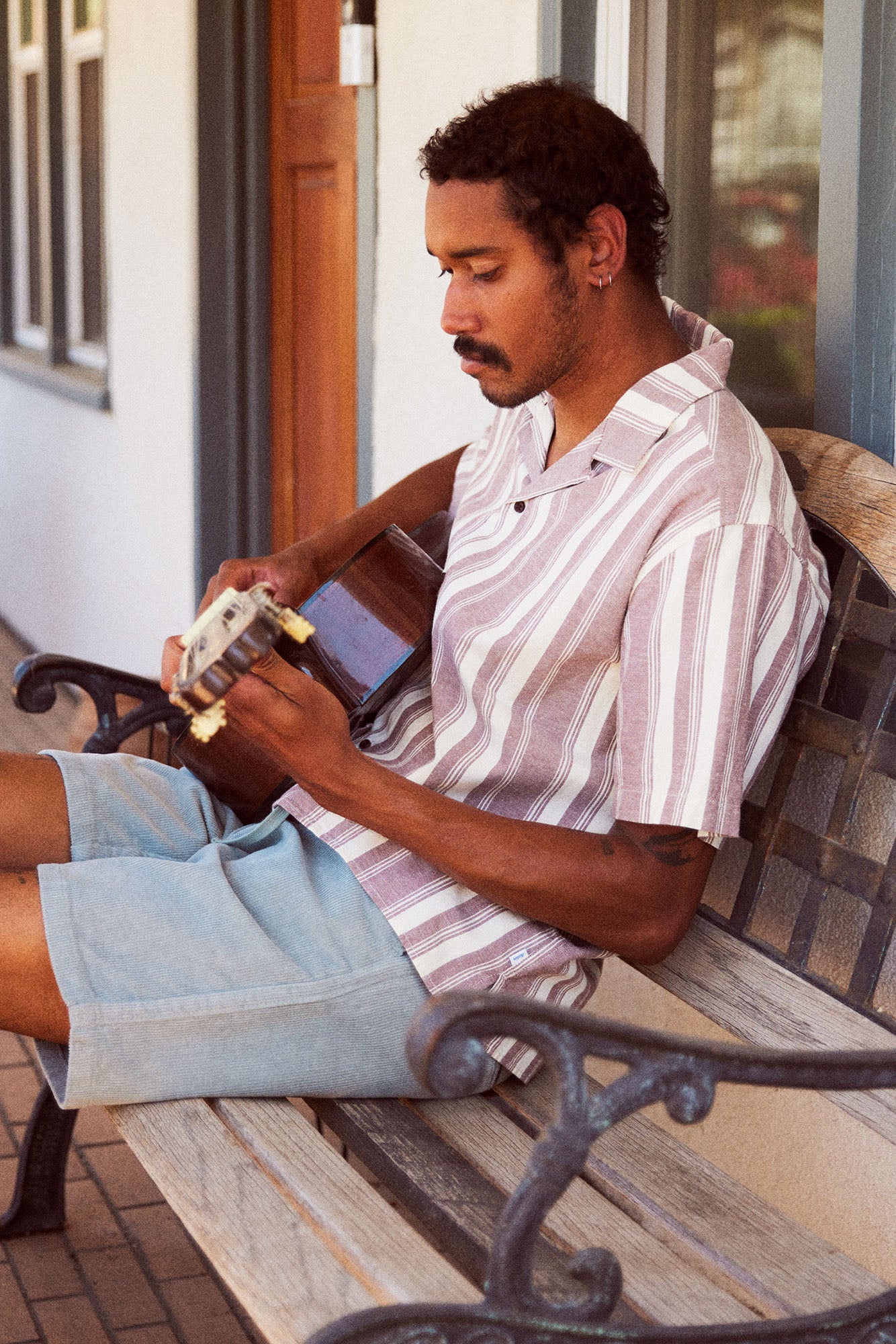 Chemise boutonnée à manches courtes Kenwood pour homme de Katin