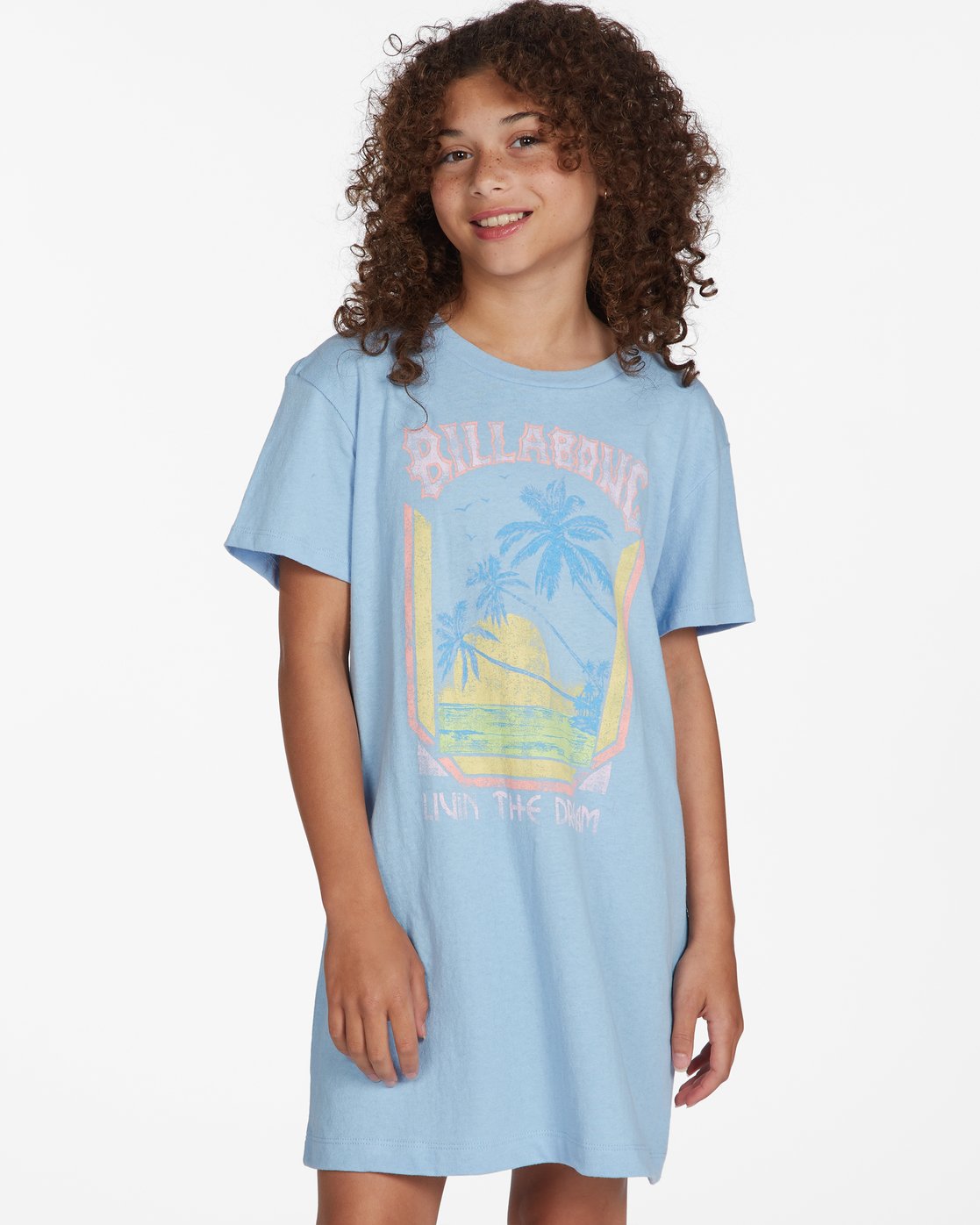 billabong t shirt dress Billabong Women's Hallow Wave Mini Short Sleeve Dress