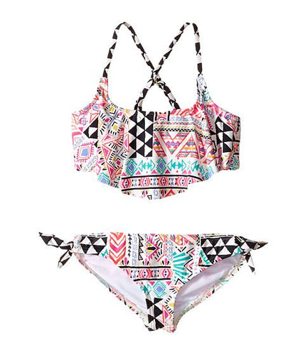 Billabong Girls' Mystical Flounce 2 Piece Bikini Set