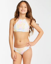 Load image into Gallery viewer, Billabong Girl&#39;s On A Rainbow High Neck 2 Piece Bikini Set