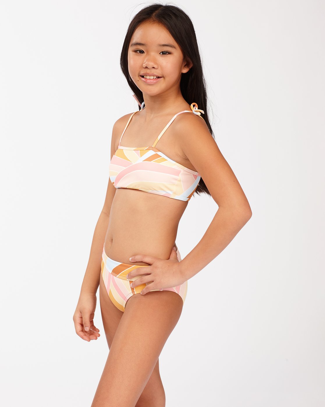 Billabong Girls' Sea of Gold Strapy 2 Piece Bikini Set