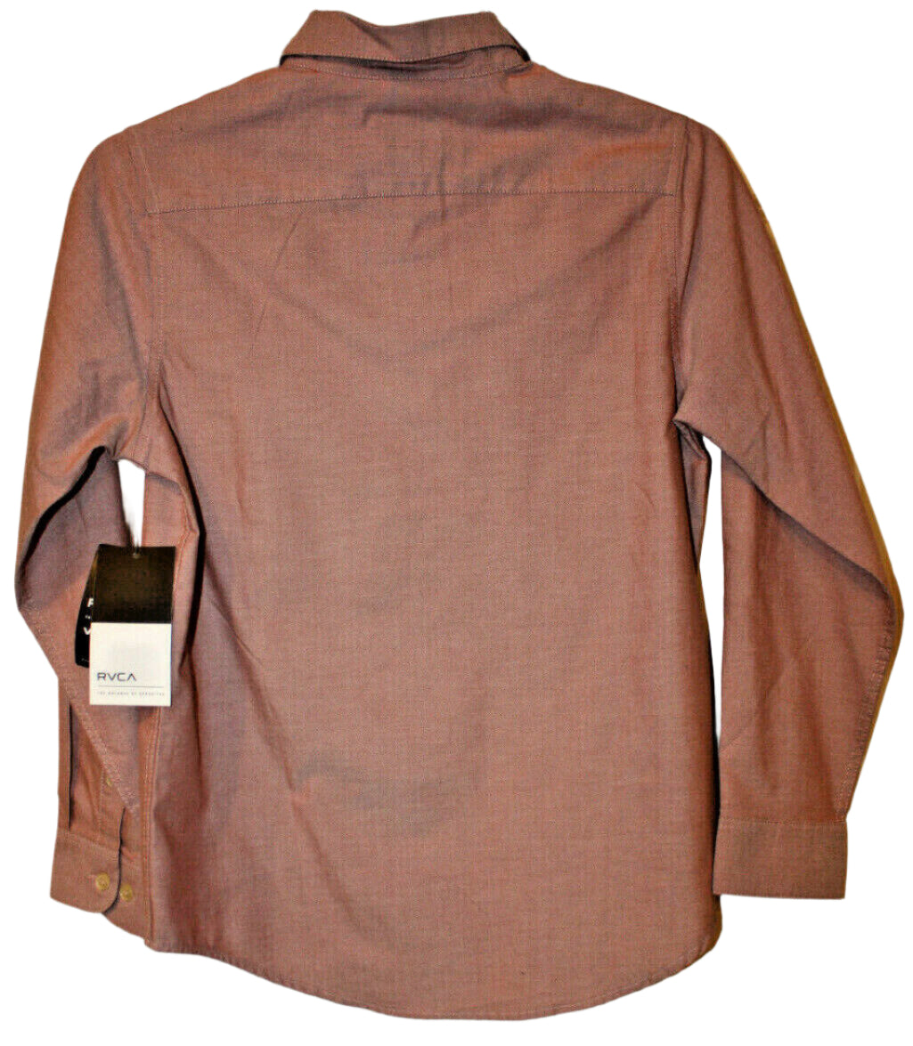 RVCA Jungen That'll Do Oxford Langarm-Button-Down-Hemd