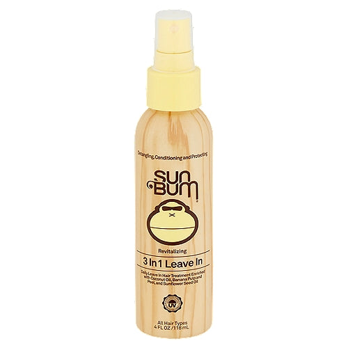 Sun Bum 3 en 1 sans rinçage - 3 EN 1 LV IN : 4 OZ