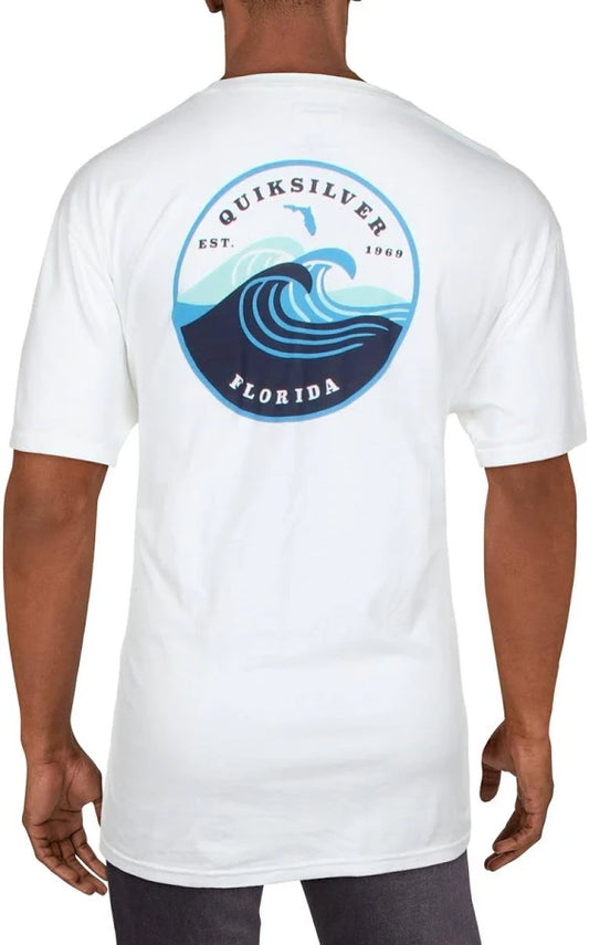 Quiksilver Mens FL Beach Break Short Sleeve T-Shirt