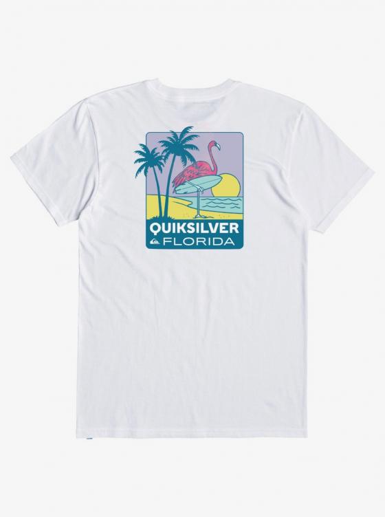 T-shirt à manches courtes Quiksilver Florida Beaks &amp; Boards pour homme