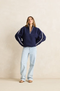 Rhythm Womens Camp Half Zip Sherpa Pullover Fleece