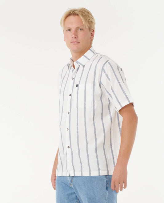 Rip Curl Mens Classic Surf Stripe Short Sleeve Shirt