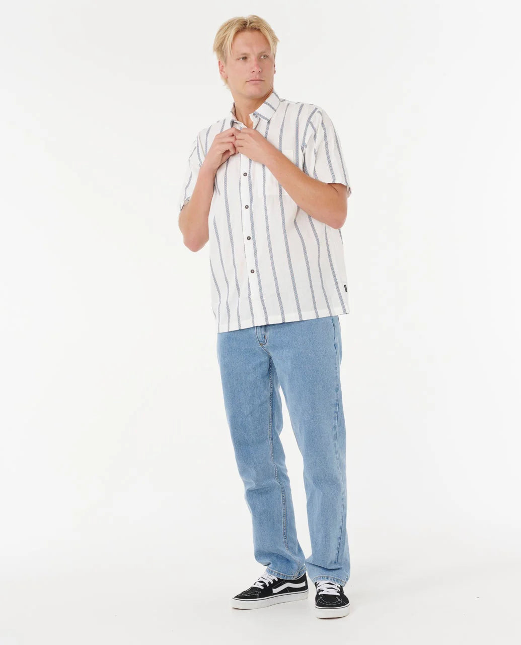 Rip Curl Mens Classic Surf Stripe Short Sleeve Shirt