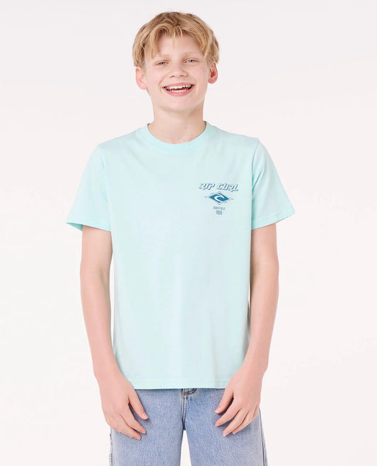 Rip Curl Boys Fadeout Icon Short Sleeve T-Shirt
