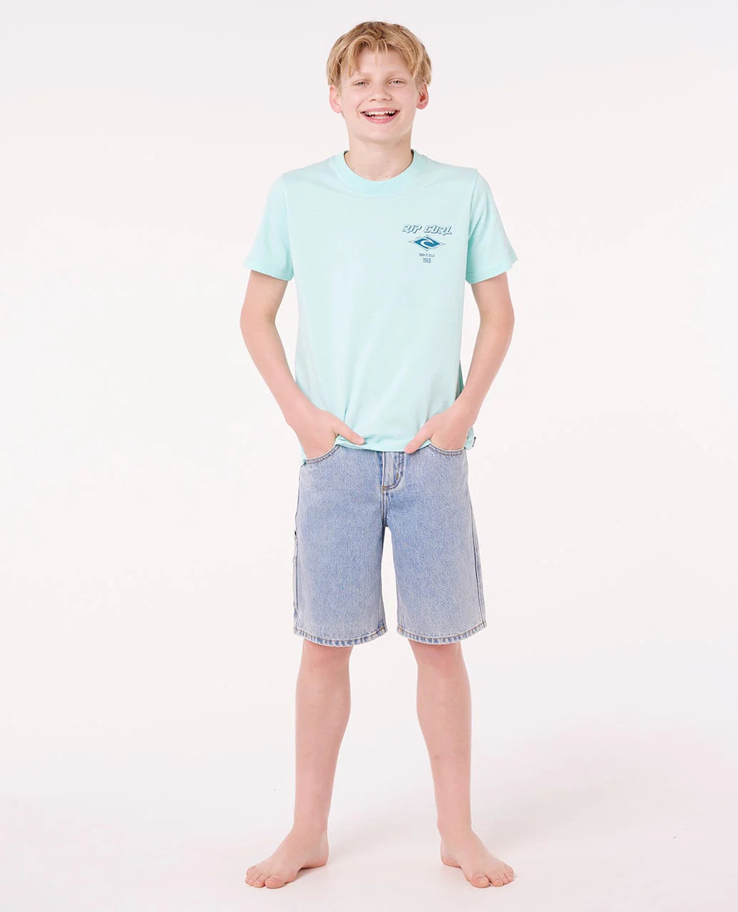 Rip Curl Boys Fadeout Icon Short Sleeve T-Shirt