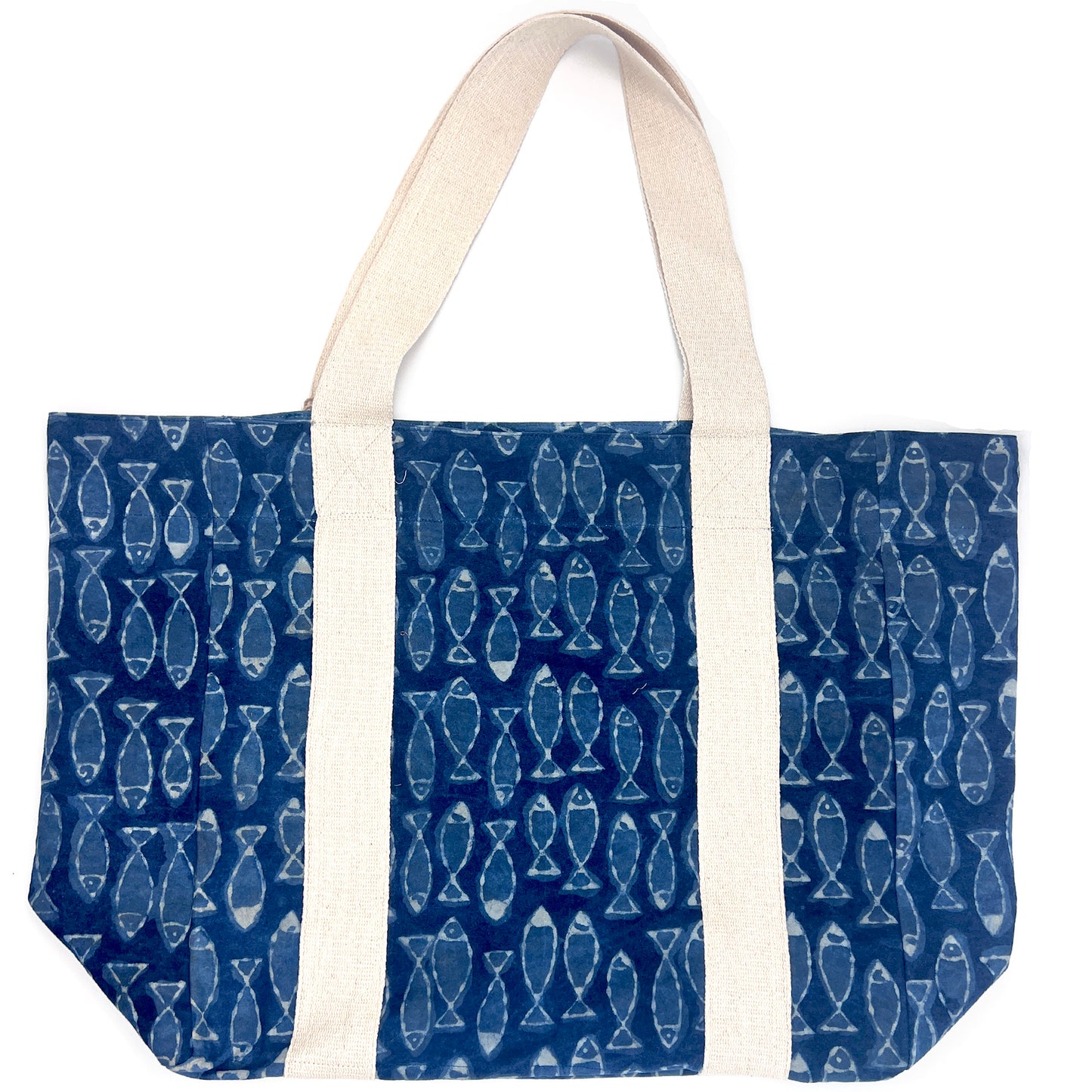 Anju Block Printed Canvas Bag