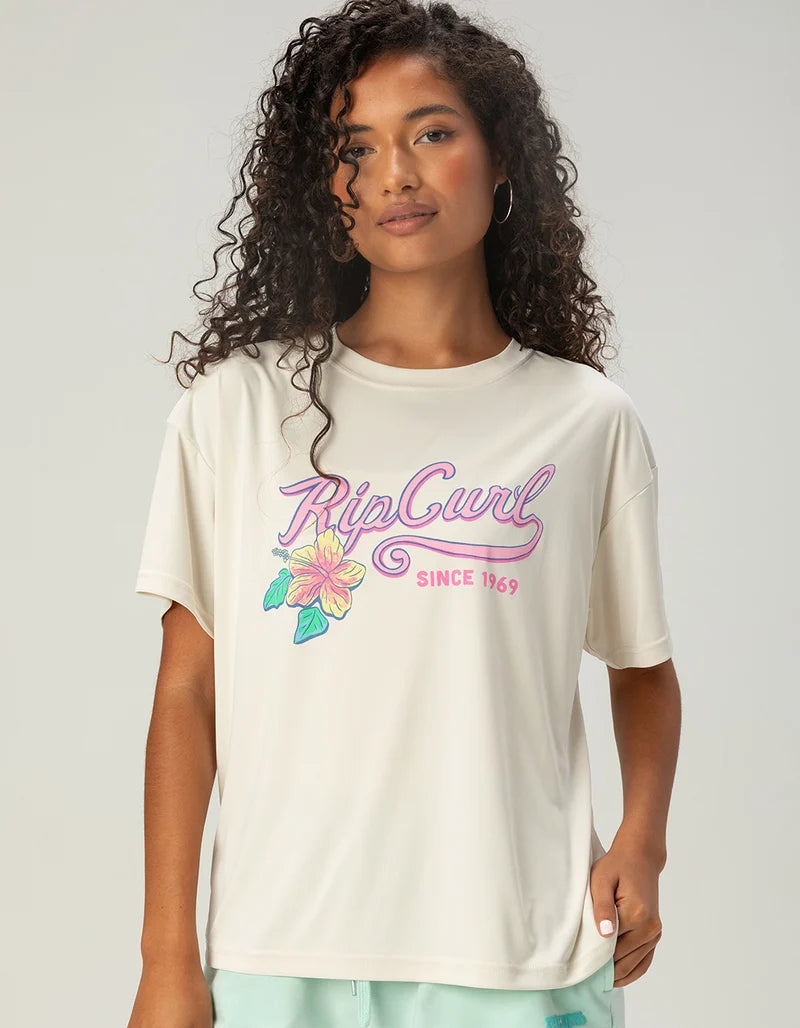 Rip Curl Women's Half Moon Bay Short Sleeve Rashguard