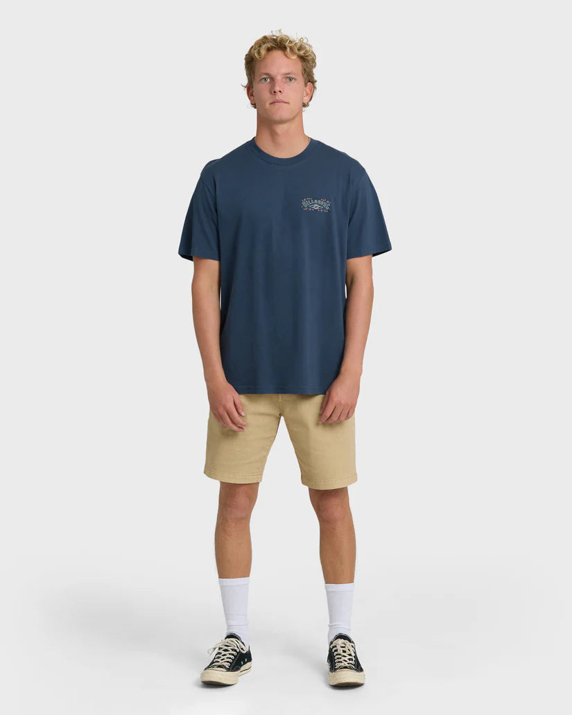 Billabong Men's Heritage Arch Premium Short Sleeve T-Shirt