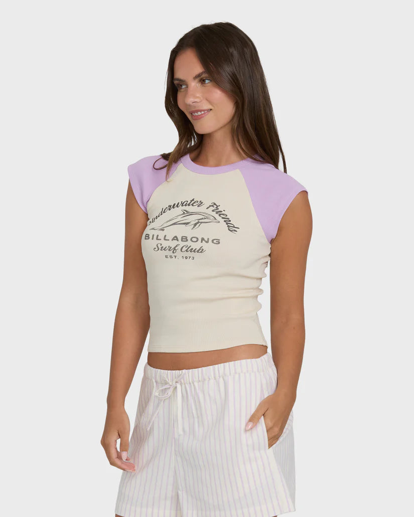 Horizon Women's Short Sleeve Raglan Knit T-Shirt