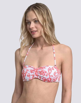 Sundek Women's Ioni - Bikini Top With Adjustable Straps Behind The Neck SK23 Print