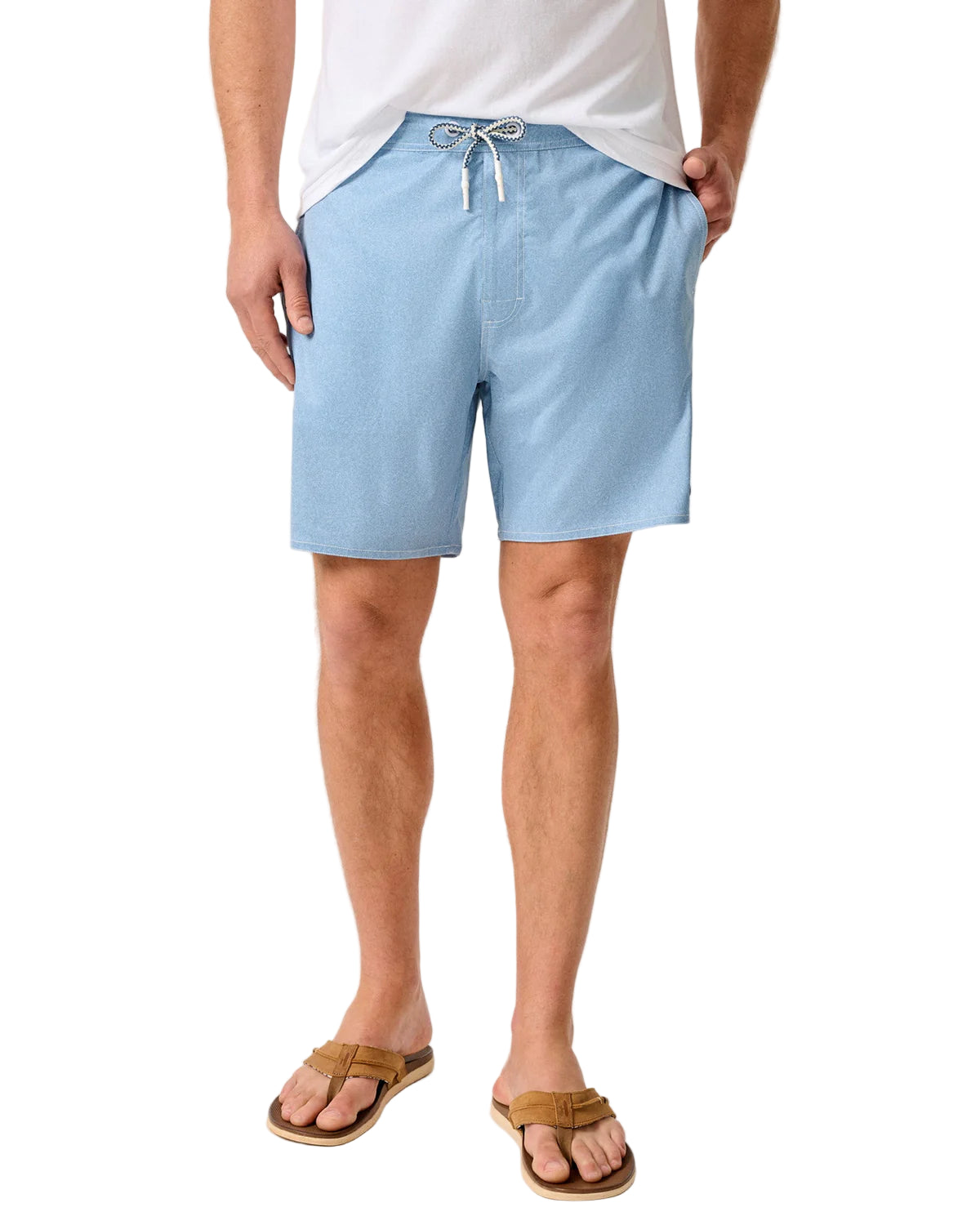 Johnnie-O Mens Ginn Half Elastic 7" Surf Shorts