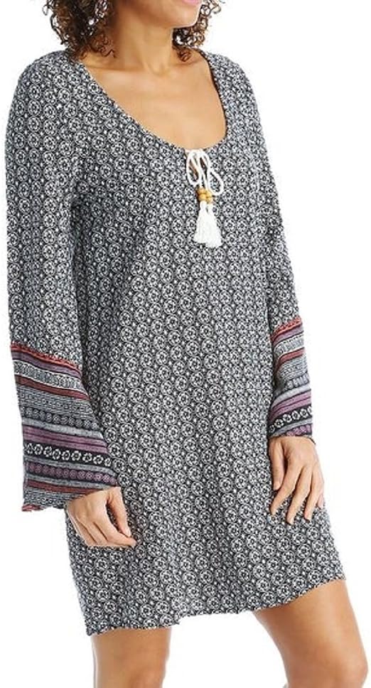 O'Neill Women's Kimmy Printed Woven Sleeved Coverup/Dress *CLEARANCE*