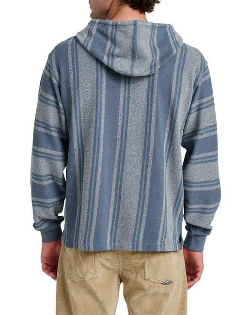 Quiksilver Mens Playa Long Sleeve Henley Hoodie