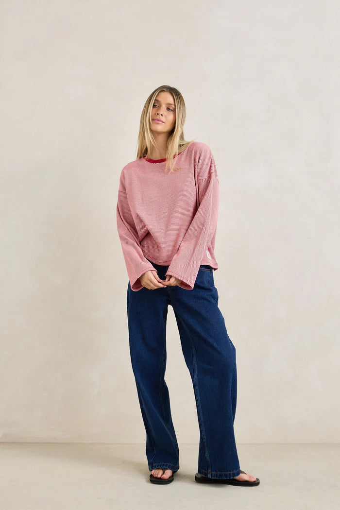 Rhythm Women's Lexi Stripe Long Sleeve Top