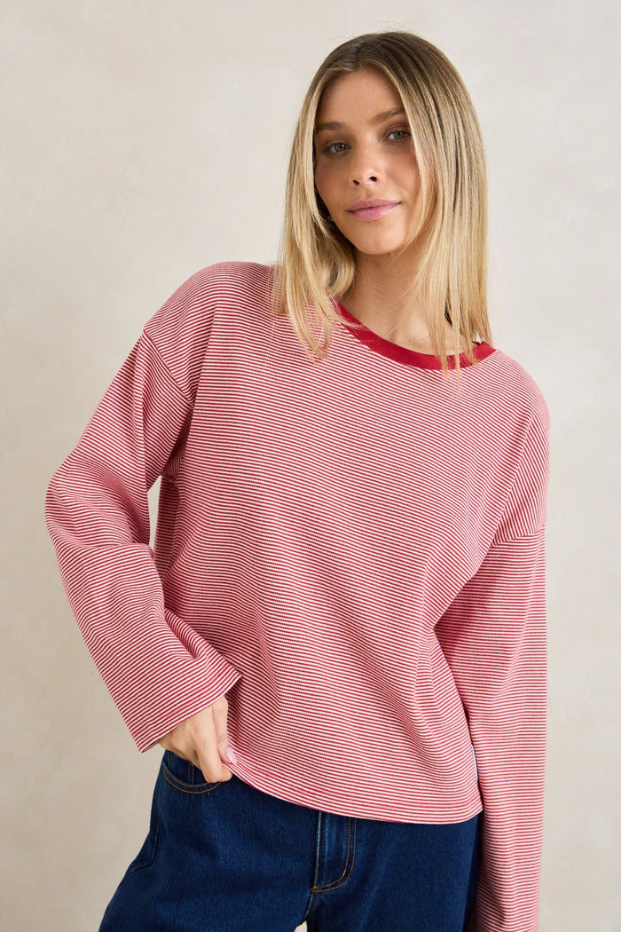 Rhythm Women's Lexi Stripe Long Sleeve Top