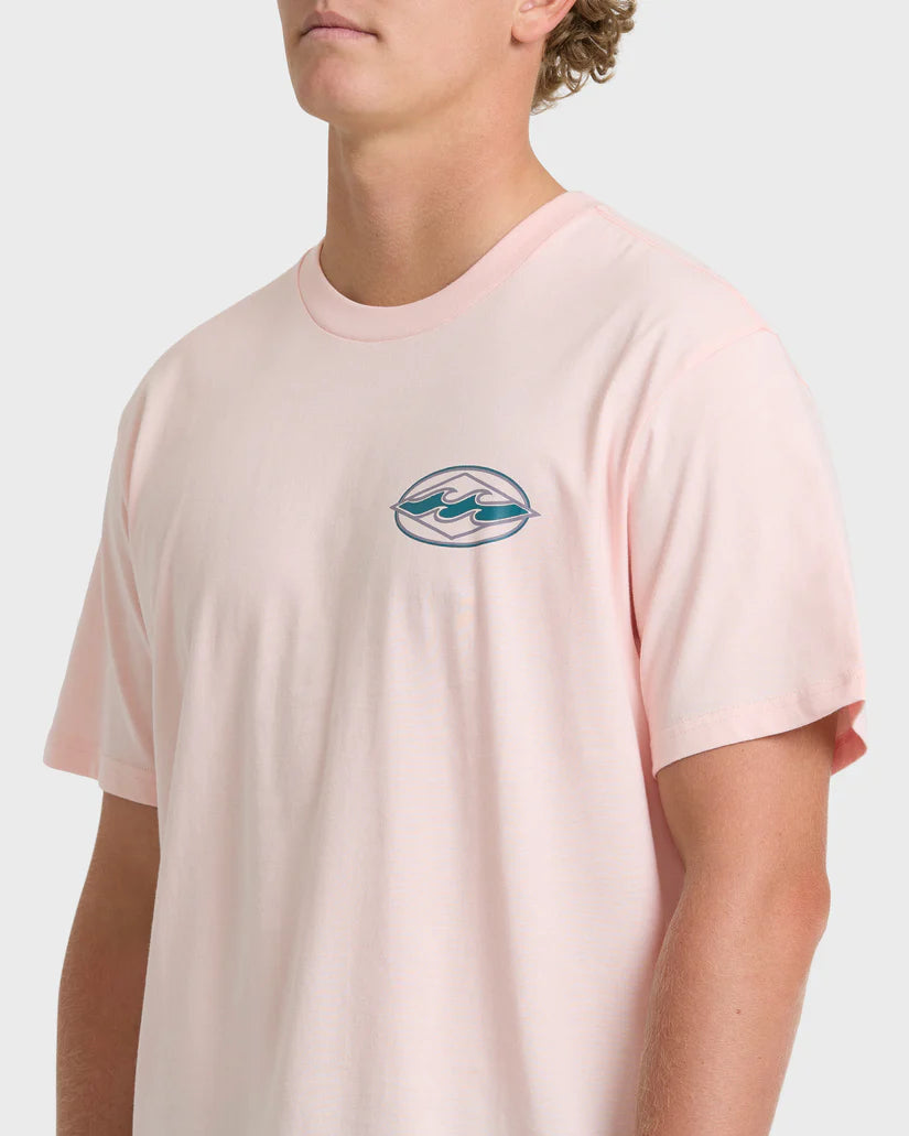 Billabong Men's Rotor Diamond Premium Graphic Short Sleeve T-Shirt