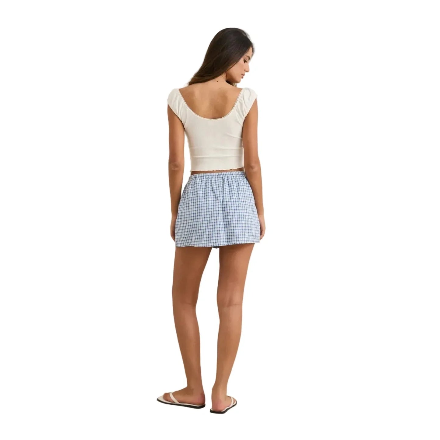 Rhythm Womens Lola Check Skort