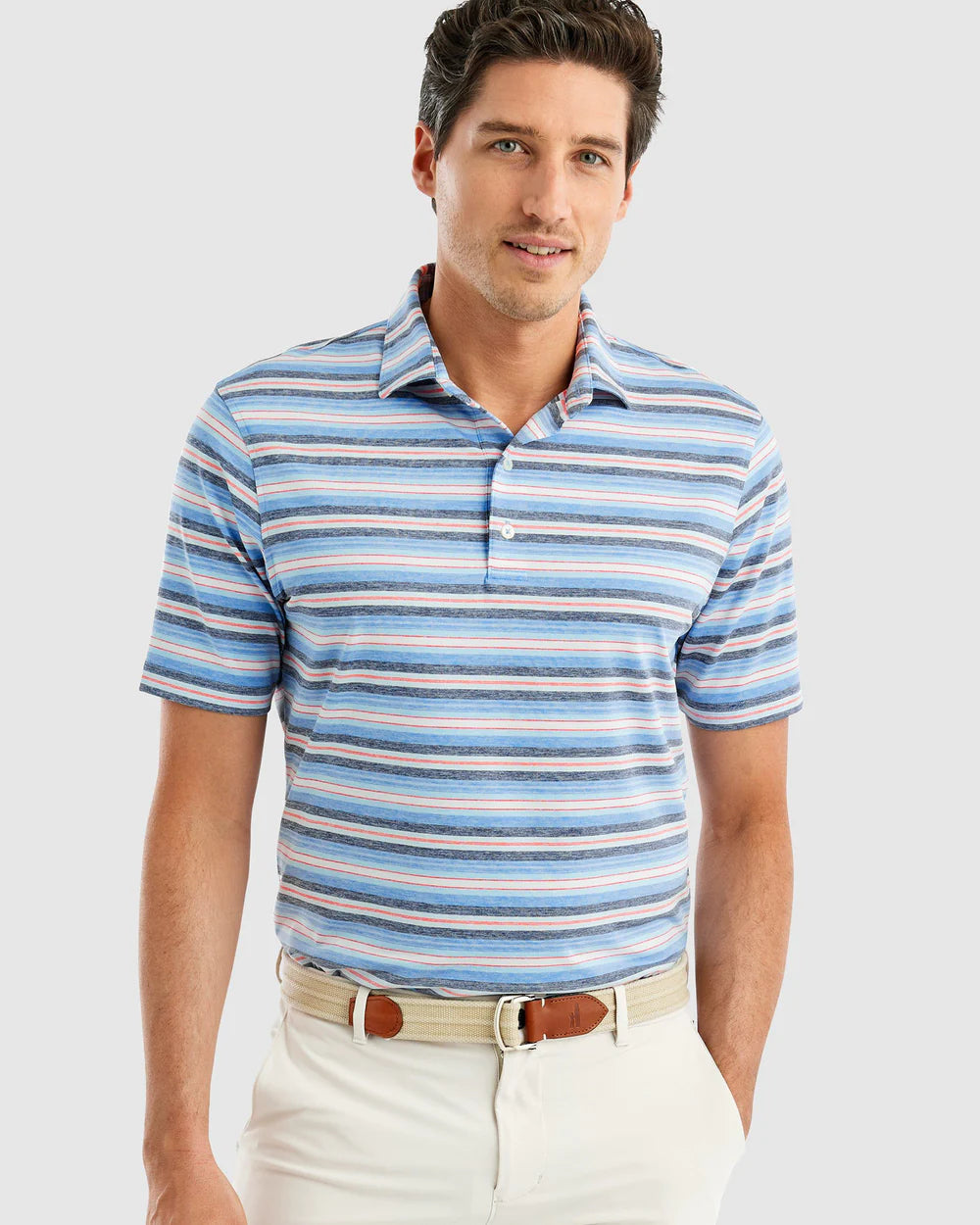 Johnnie-O Herren McKinley Kurzarm-Poloshirt