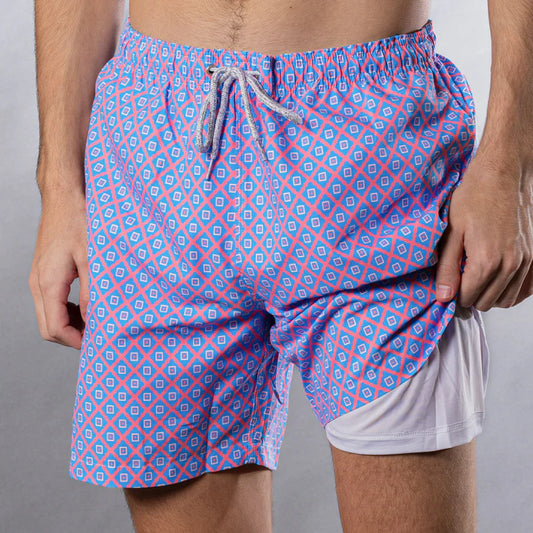 Michaels Mens Cyclist Liner Swim Trunks