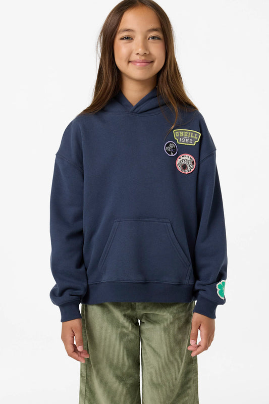 O'Neill Girls Patches Oversized Hoodie