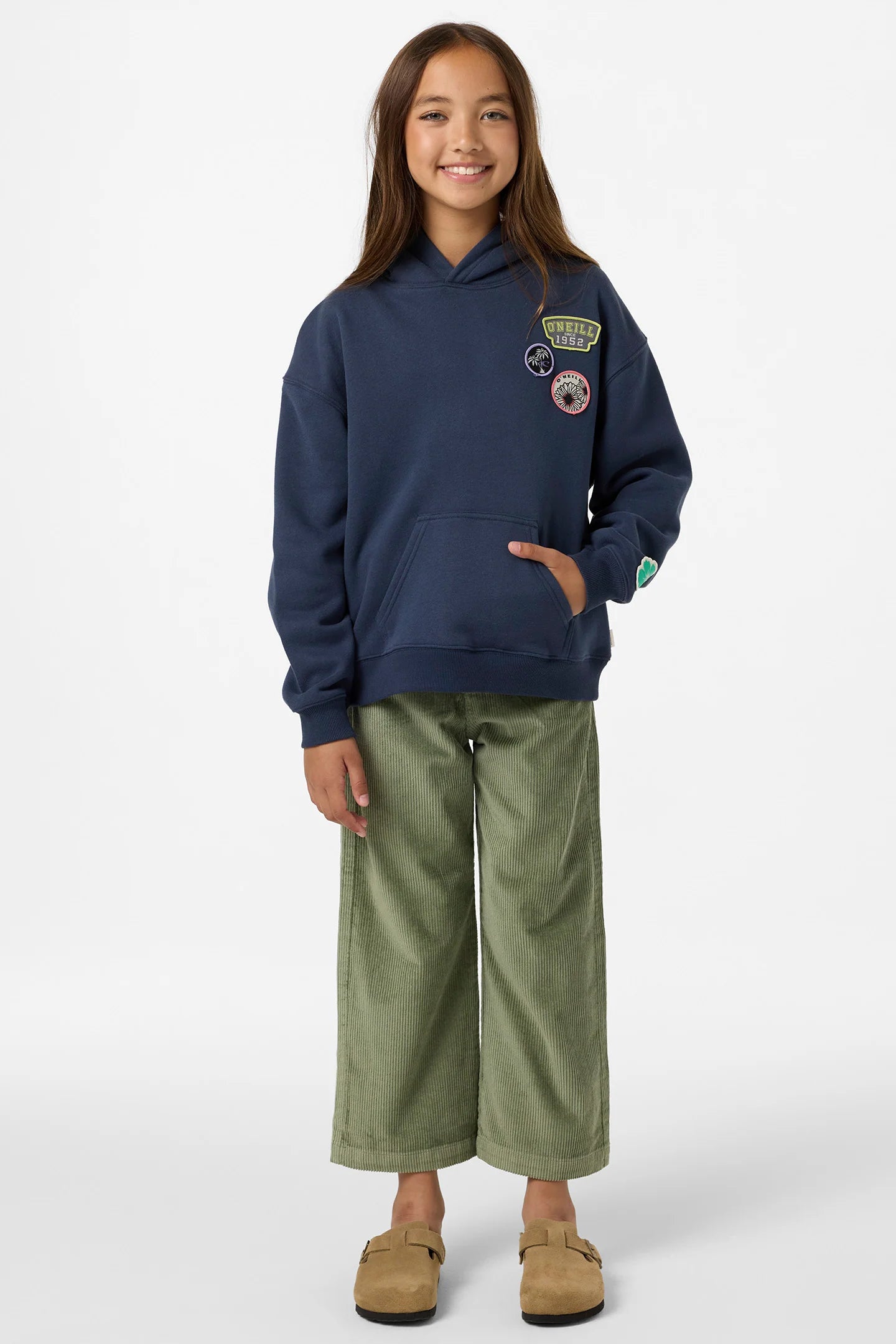 O'Neill Girls Patches Oversized Hoodie