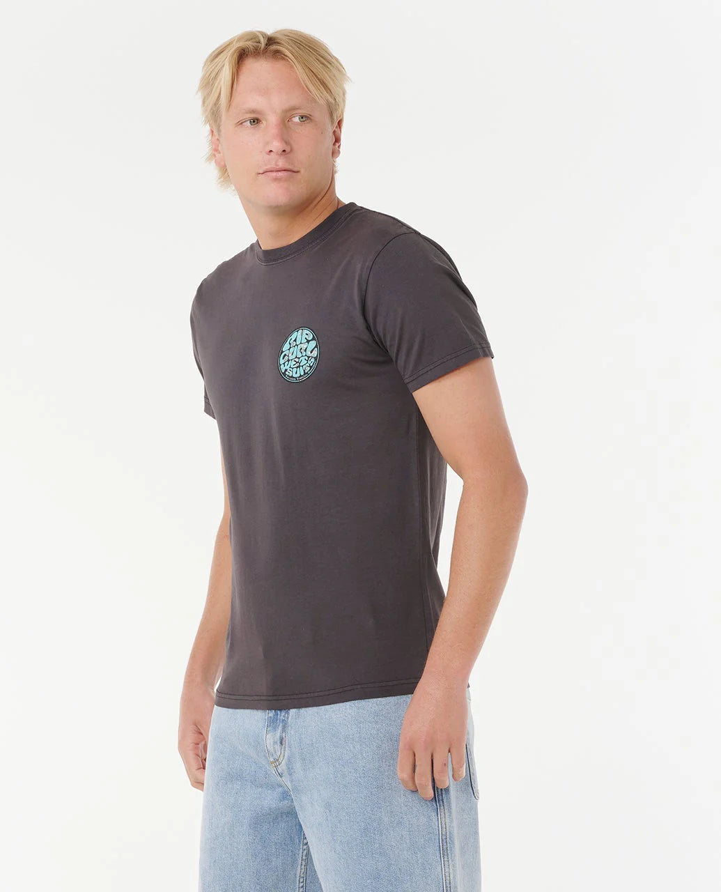 Rip Curl Mens Wettie Passage Icon Short Sleeve T-Shirt