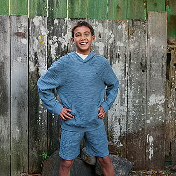 Quiksilver Big Kid Boys Long Sleeve Embroidered Hoodie