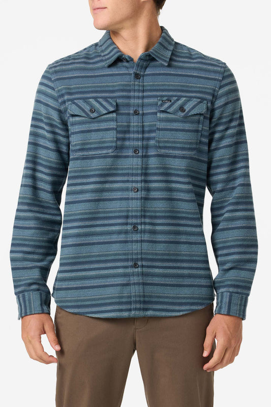 O'Neill Mens Richmond Flannel Standard Fit Long Sleeve Shirt