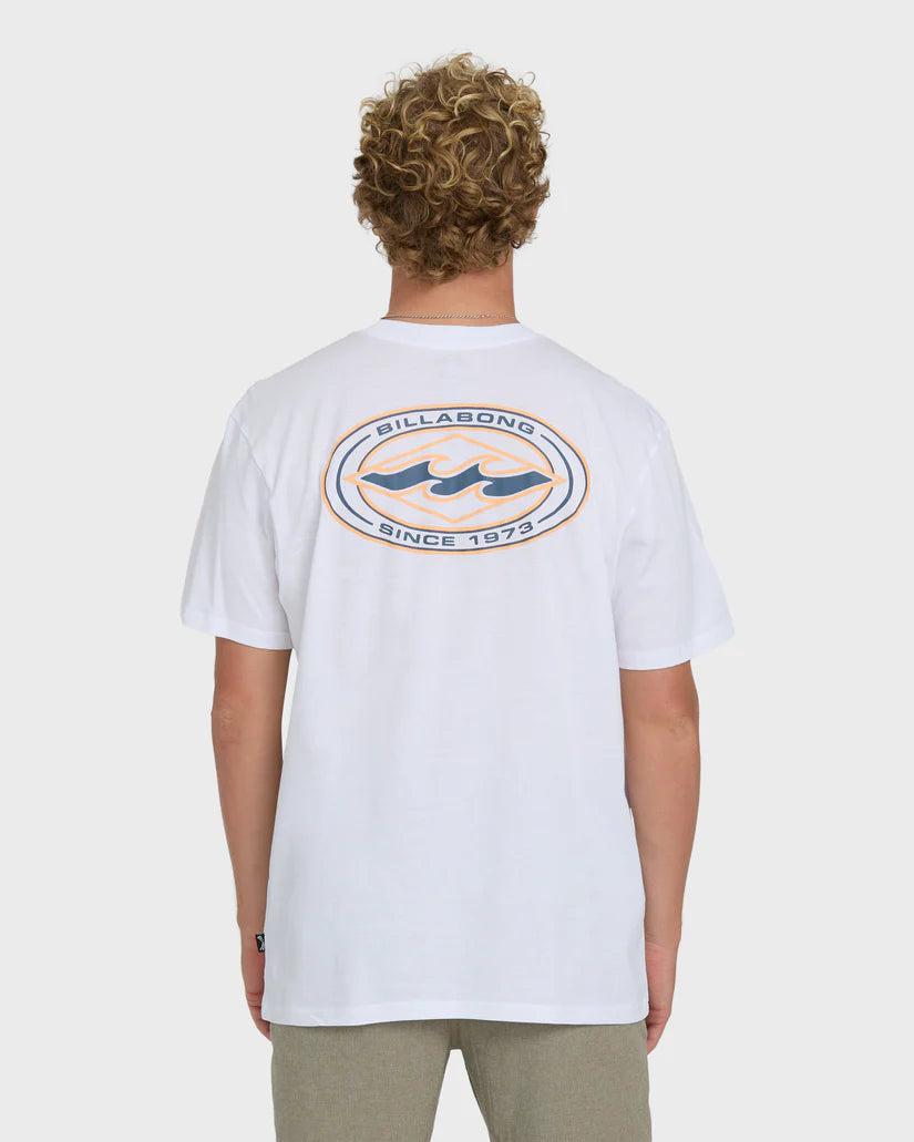 Billabong Men's Rotor Diamond Premium Graphic Short Sleeve T-Shirt