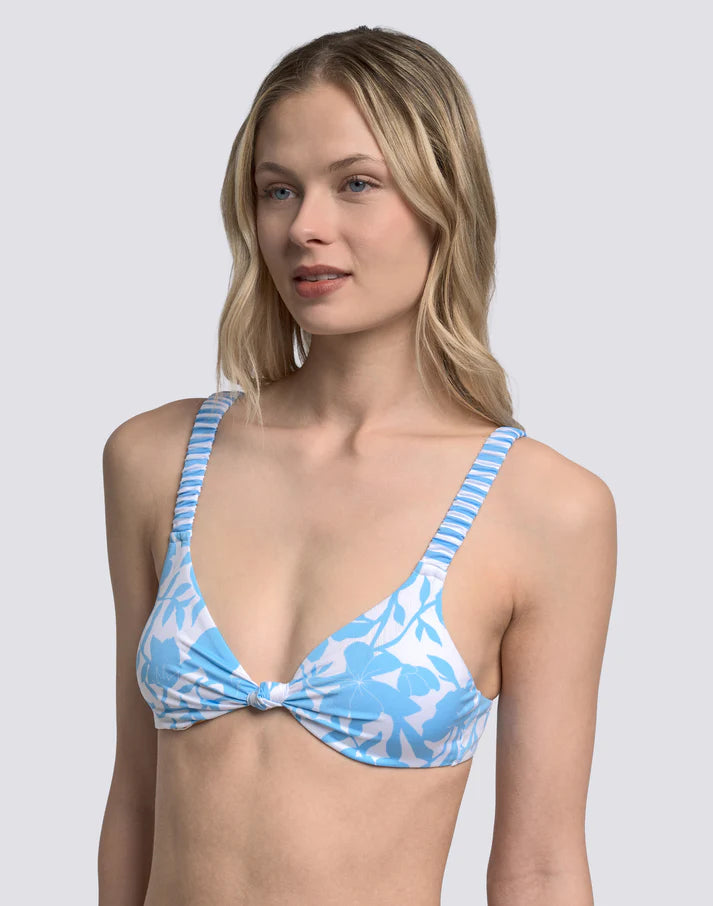 Sundek Women's Scarlett - Patchy Flowers Print Bralette Bikini Top